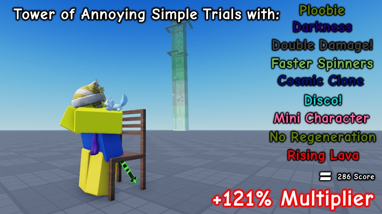 [JToH] Tower of Annoyingly Simple Trials: +121% Modifier Multiplier