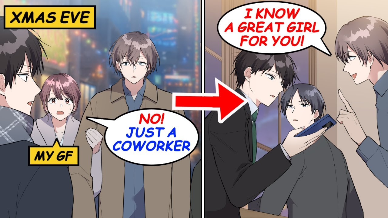 My girlfriend lied on Xmas Eve. I caught her cheating... then he set me up with a girl!? [Manga]