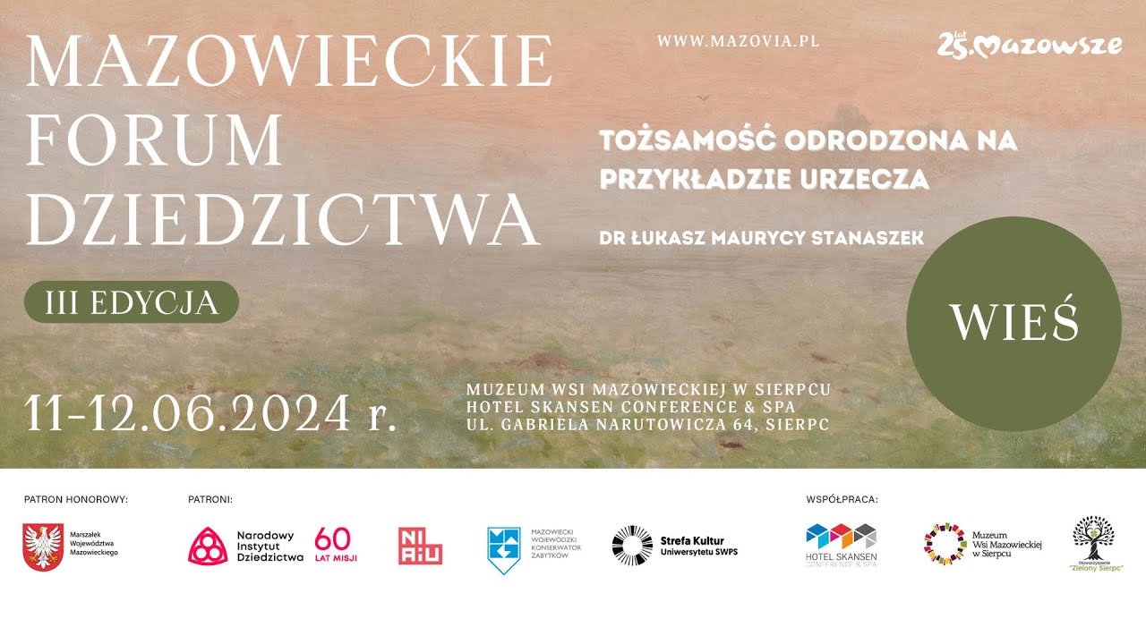 Tożsamość odrodzona na przykładzie Urzecza – dr Łukasz Maurycy Stanaszek