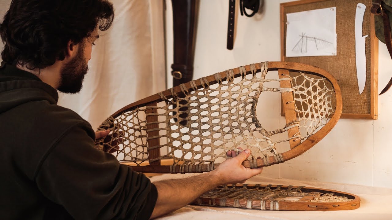 Traditional Snowshoe Care - Spar Varnish & Lampwick Bindings - Winter Gear Maintenance
