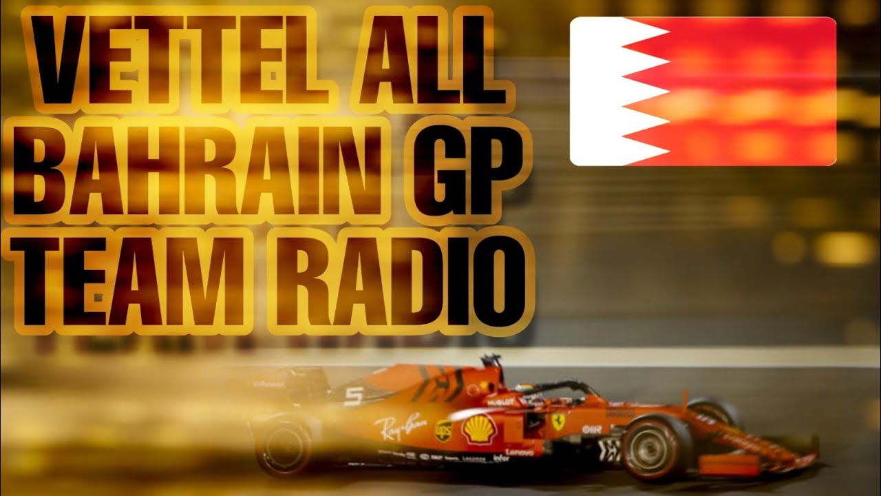 Sebastian Vettel ALL Bahrain 2019 RACE team radios!