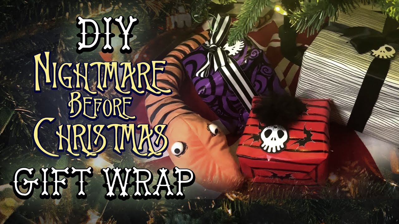 How To Wrap Your Christmas Presents Like They Do In The Nightmare Before Christmas