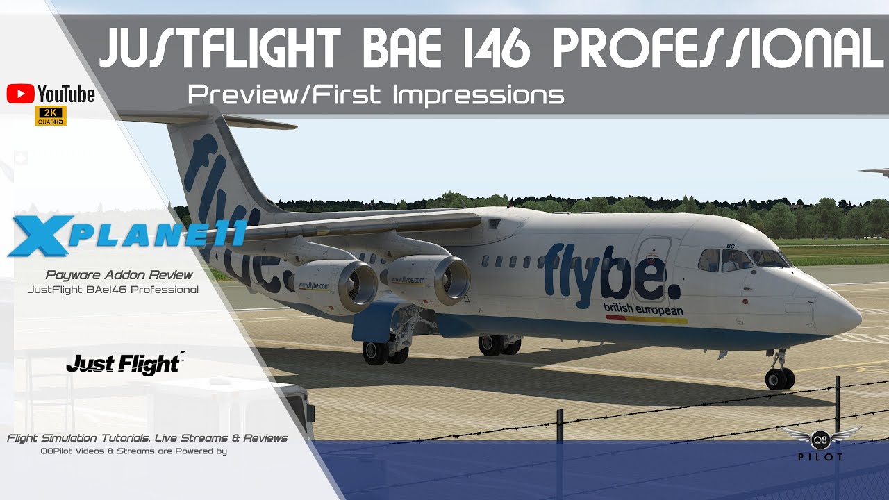 JustFlight BAe 146 for X-Plane 11 | Preview