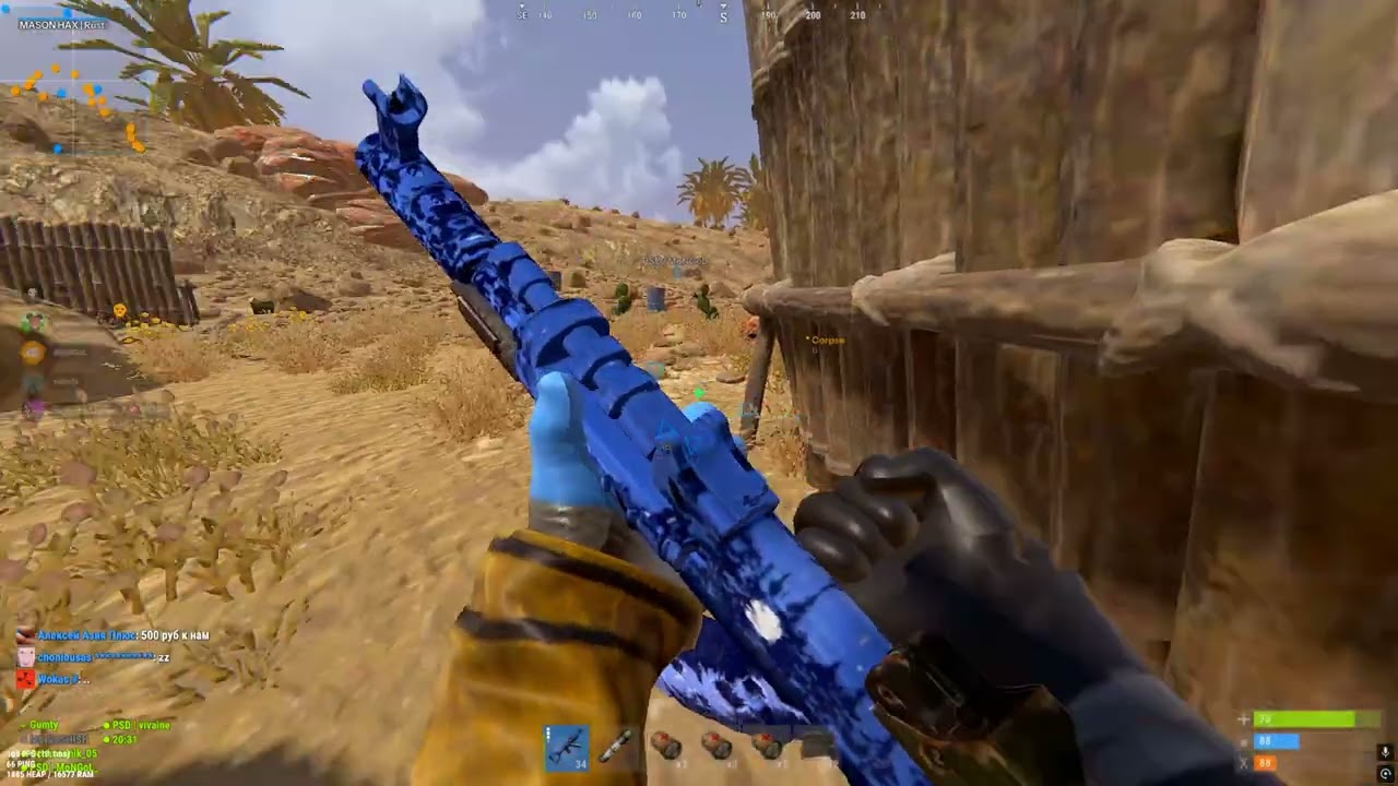 УНИЗИЛ ВСЮ ПУСТЫНЮ РАСТ С ЛУЧШИМ ЧИТОМmasonhacks.xyz #rust #free#rustpvp #rustgameplay #rust