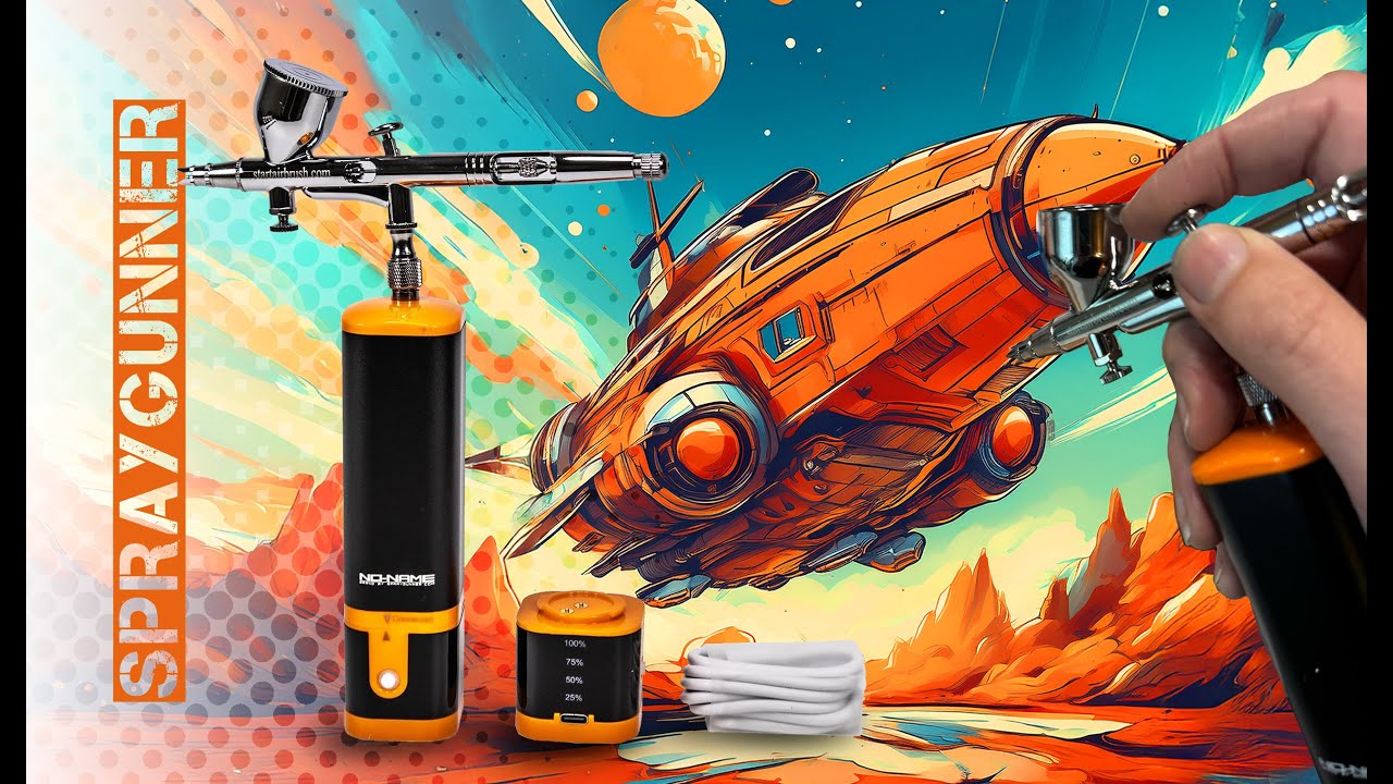 NO NAME: Kabelloser Airbrush-Kompressor der neusten Generation im Test