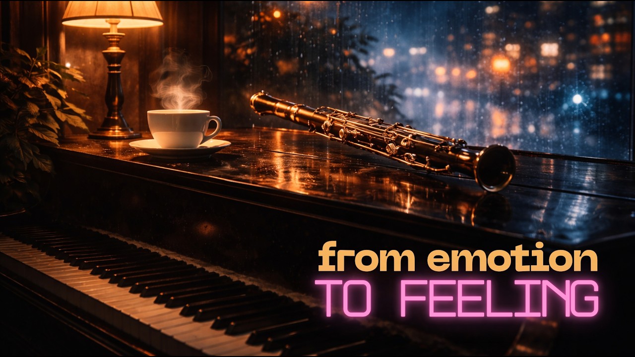 Relaxing Café Jazz 🌙  for Reading & Study | From Emotion to Feeling (30 Min)