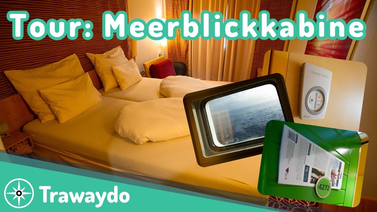 Kabinen-Tour: Meerblickkabine 4272 der AIDAmar | AIDA Gro&szlig;e Winterpause Karibik: Folge 03