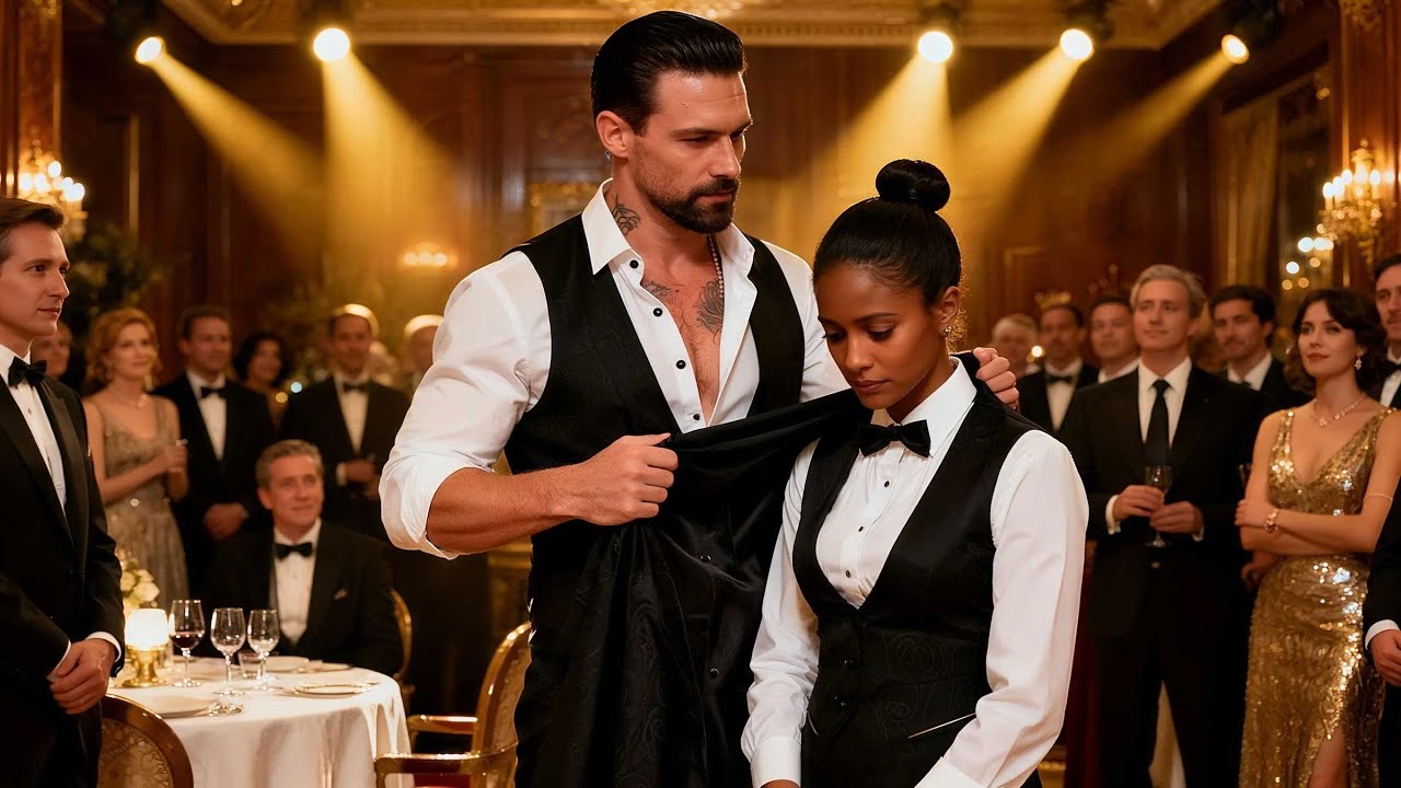 They Tried to Make the Black Waitress Kneel — Until the Mafia Boss Took Off His Jacket...