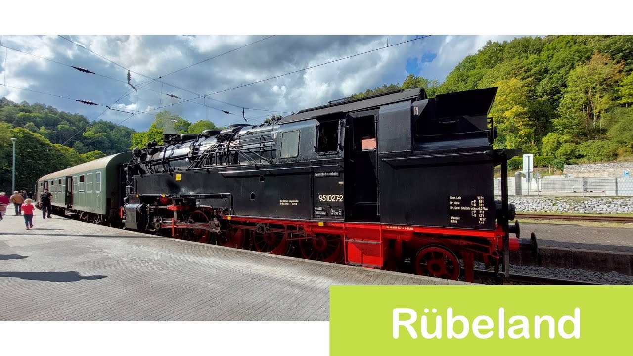 mit der Bergkönigin durch Rübeland  -  auf normaler Spur im Harz