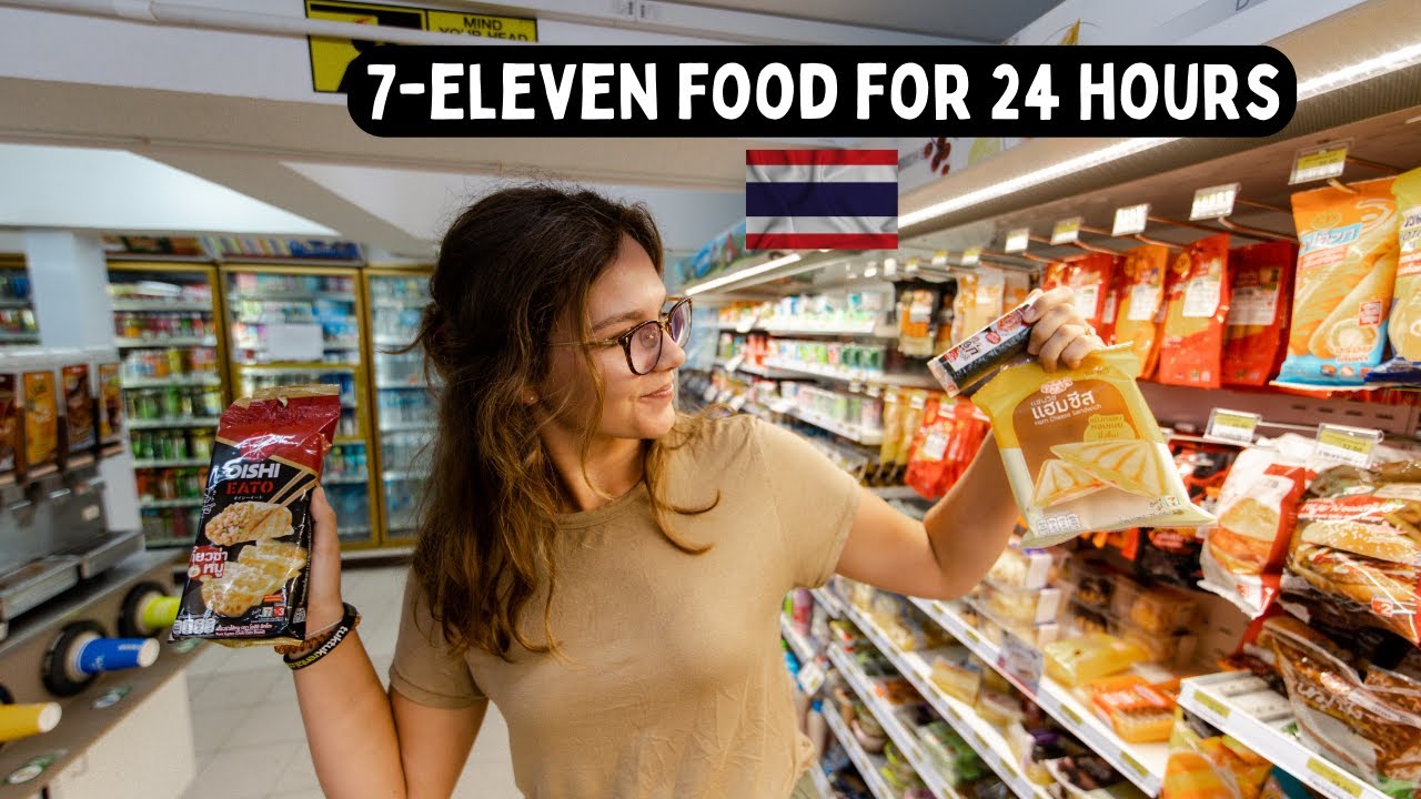 only eating from 7-eleven for 24 hours in CHIANG MAI, THAILAND 🇹🇭