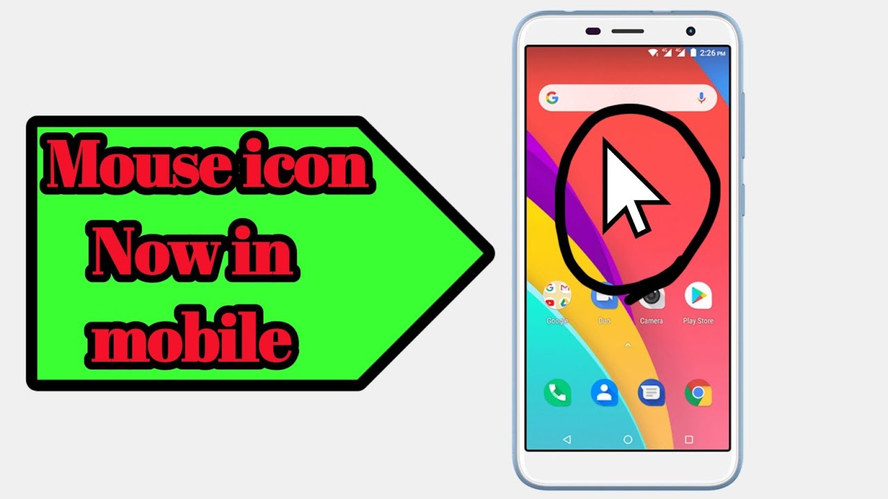 How to use mouse icon in mobile phone, মাউস আইকন ব্যবহার করুন মোবাইলে।