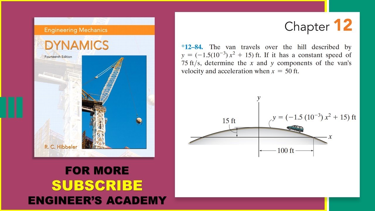 12-84 | Engineering Dynamics Hibbeler 14th Edition | Engineers Academy