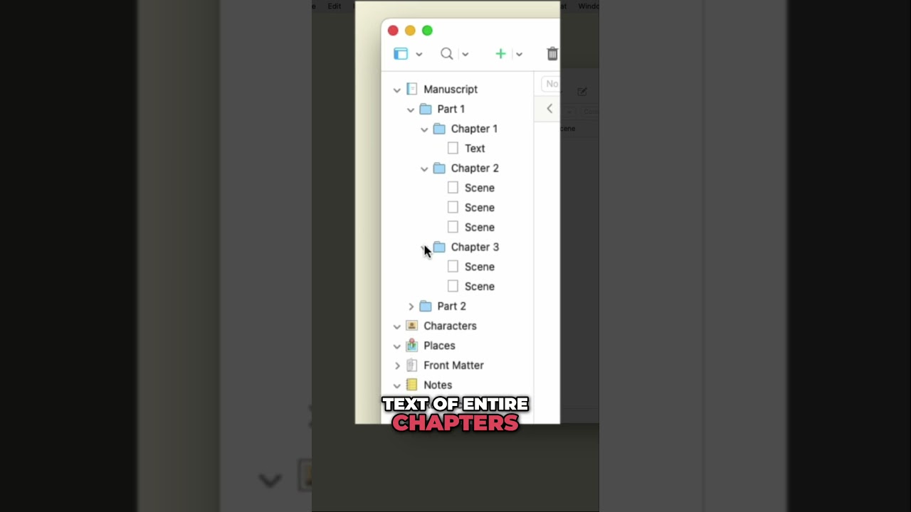 Quick Tutorial: Rearrange Folders and Files in Scrivener&rsquo;s Binder