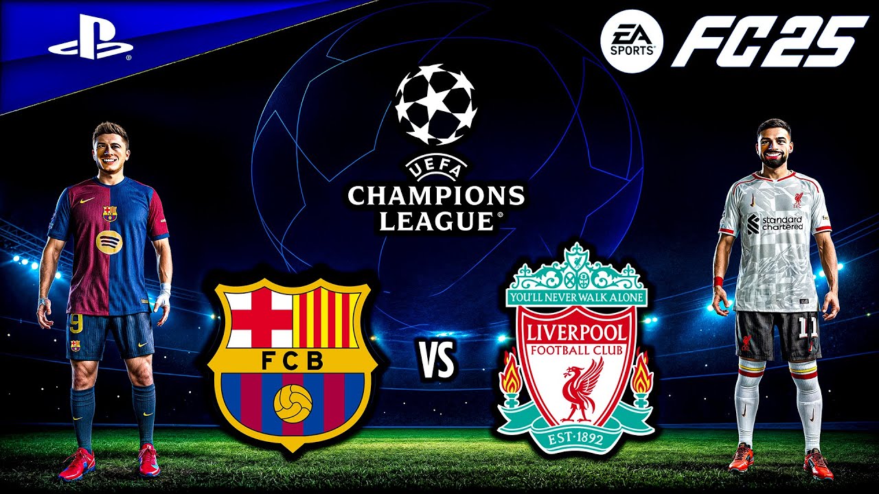 FC 25 - Barcelona vs. Liverpool Ft. Yamal, Kerkz, | UEFA Champions League 25/26 | PS5™ [4K60]