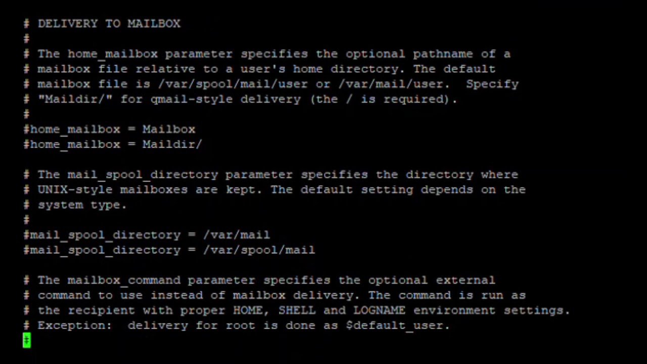 Почтовый сервер с хранением учетных данных в postgresql