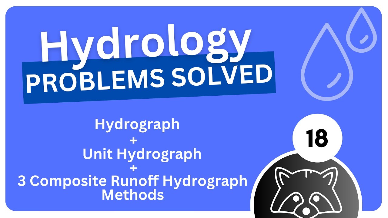 Hydrology #18 - Unit Hydrographs and 3 Composite Runoff Hydrograph Methods Problems Solved