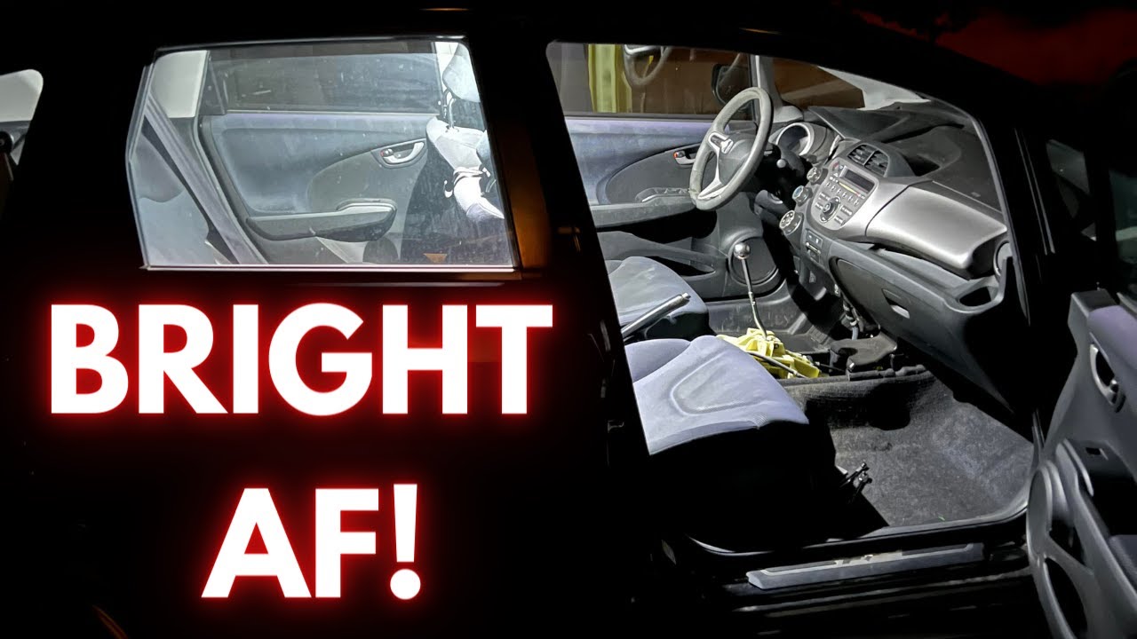 HONDA FIT LED INTERIOR LIGHT INSTALL!