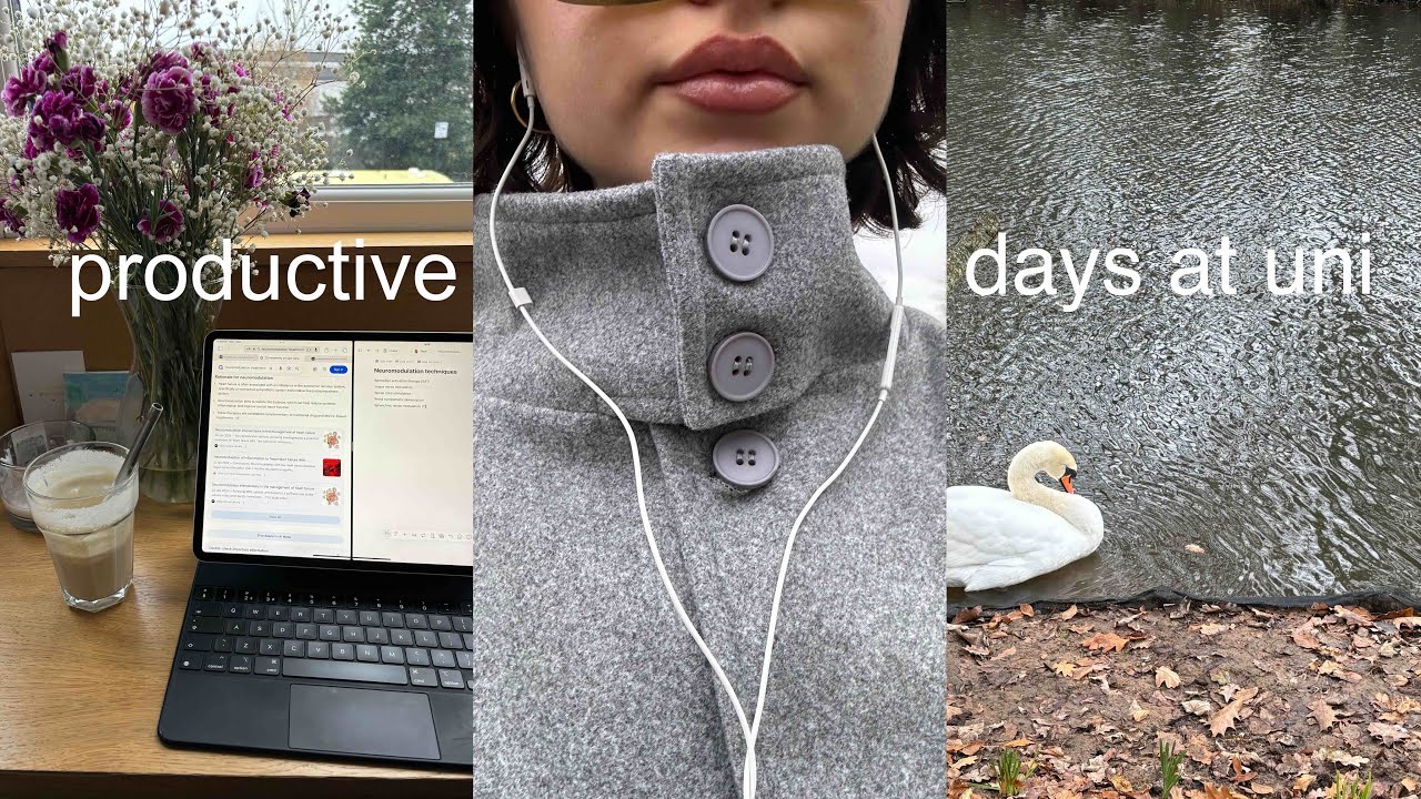 productive study days at uni | reset for the new month