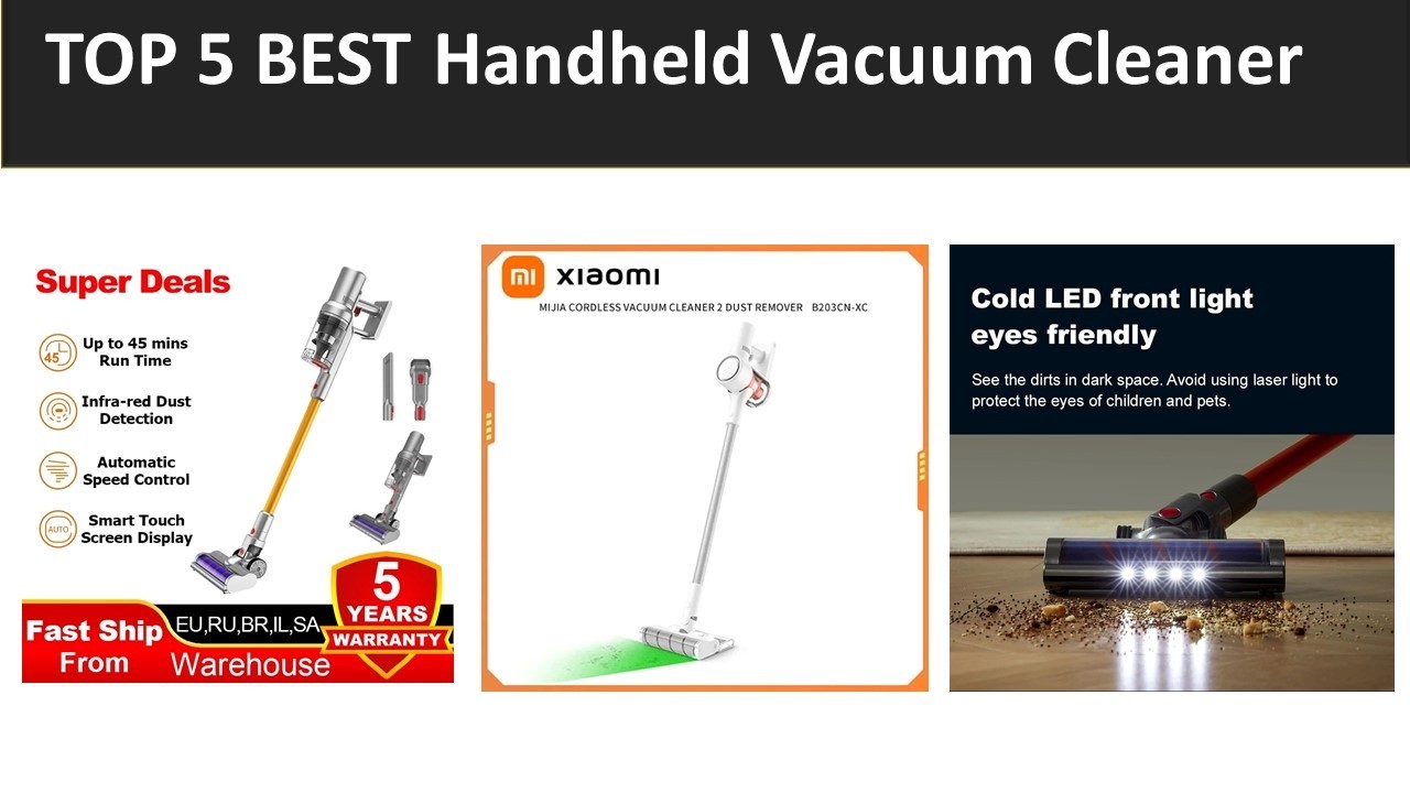 TOP 5 BEST Handheld Vacuum Cleaner 2026