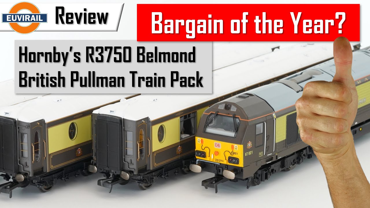 Review: Hornby R3750 Belmond 'British Pullman' Train Pack with coach lighting incl. R3774 Class 67