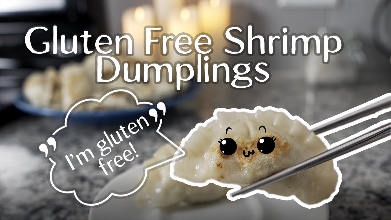 Gluten Free Shrimp Dumplings Recipe | Gluten Free Wonton Wrapper Recipe | 4K