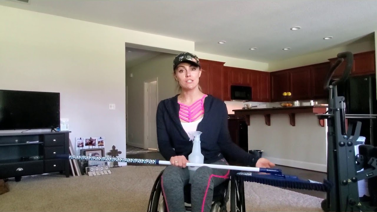 How to mop & vacuum from the chair