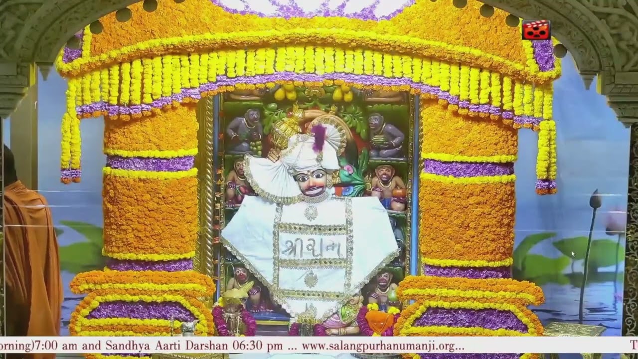 Mangla Aarti Darshan Salangpur Date 07-10-2025