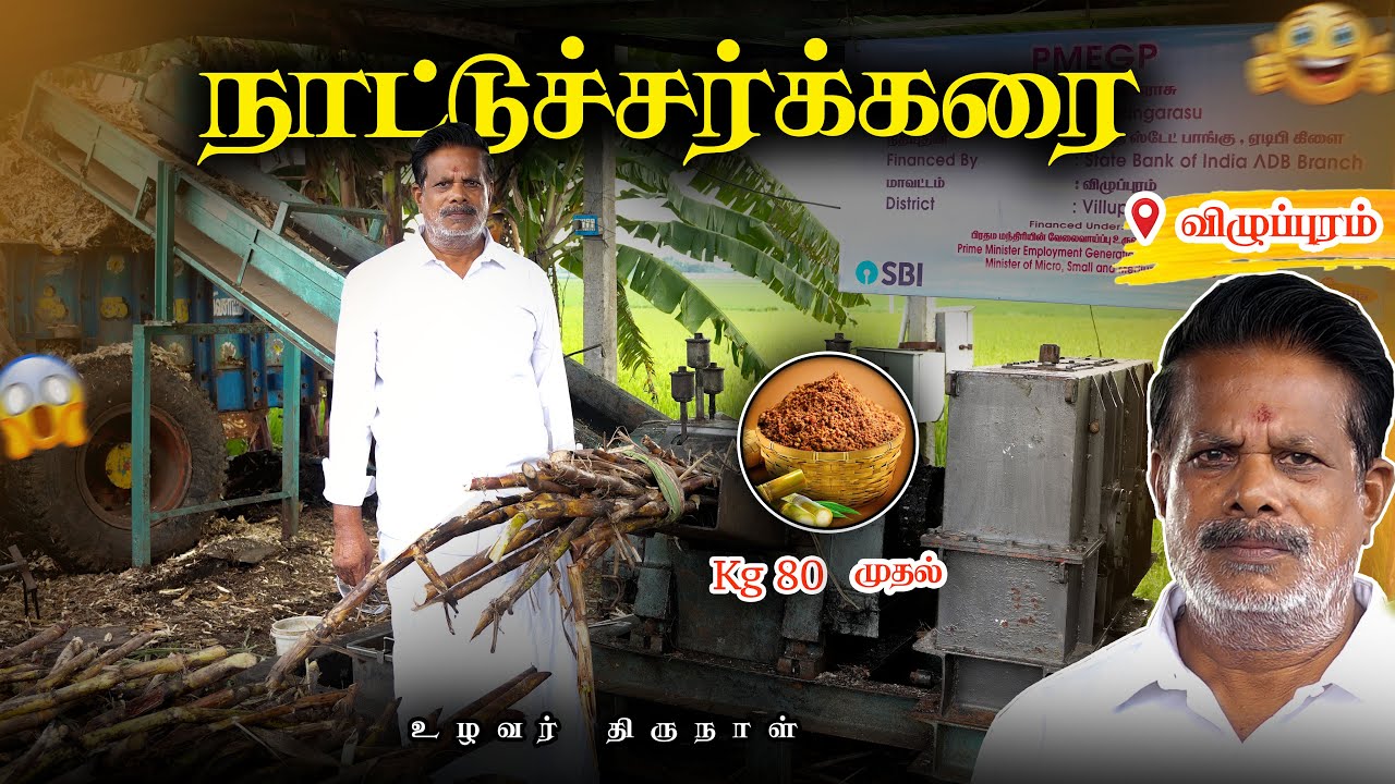குறைந்த விலையில் நாட்டுச்சர்க்கரை | தயாரிப்பது பற்றிய முழுமையான விவரம் | ஆலைக்காரர் | உழவர் திருநாள்