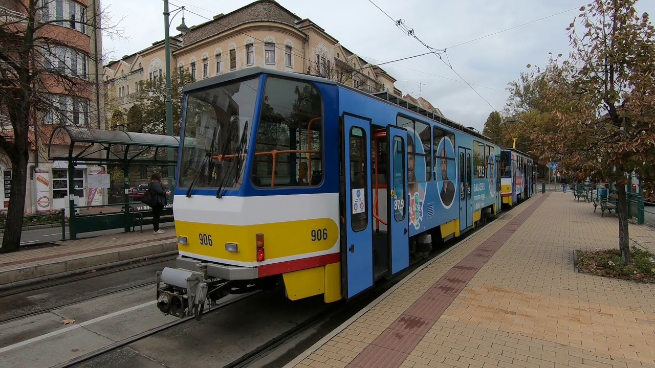Utazás Tátra villamosokkal Szegeden (HD)