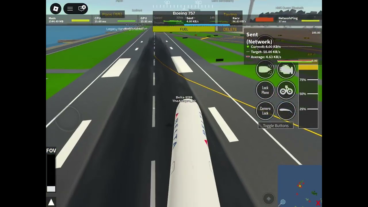I played a airplane game 