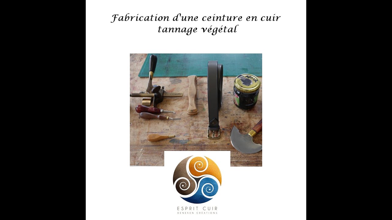 Fabrication ceinture