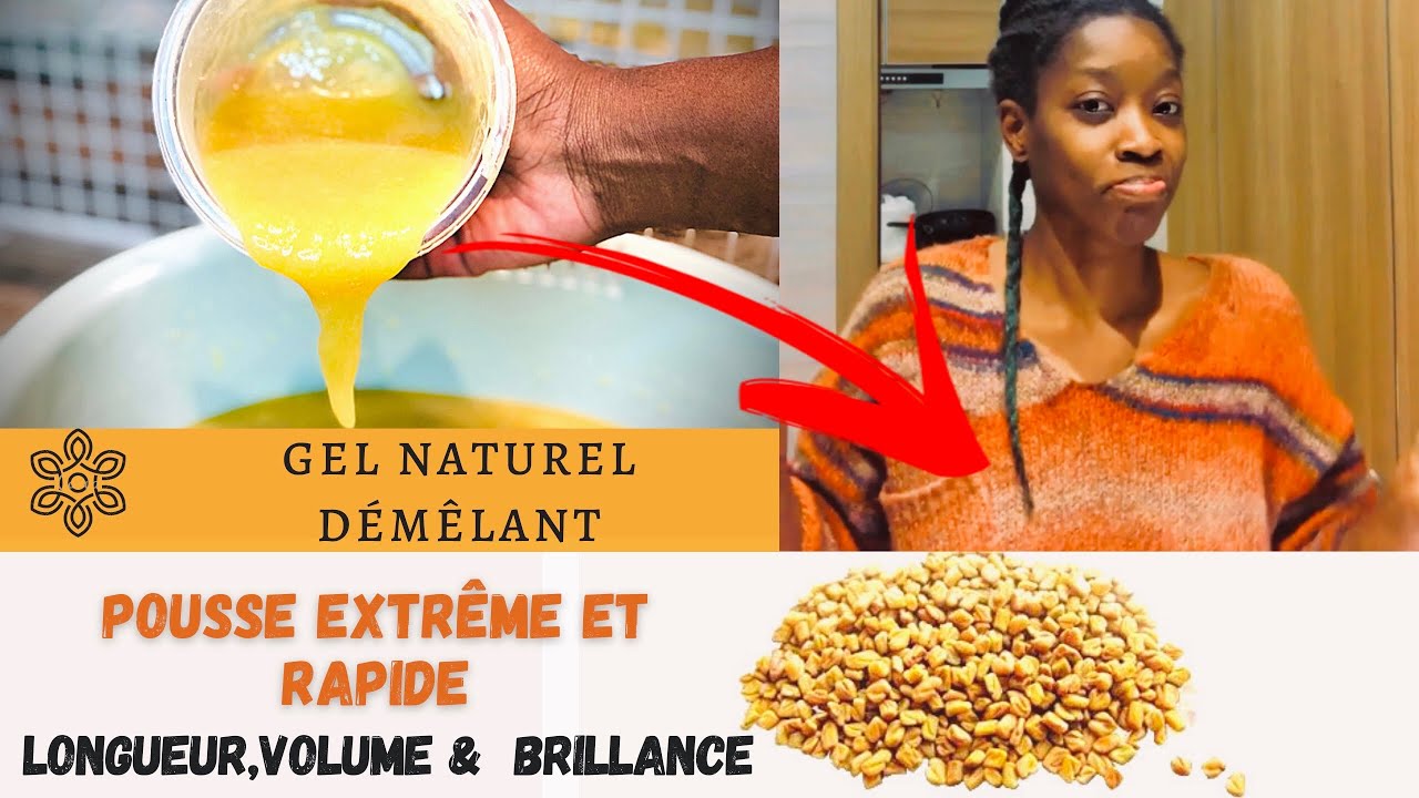 Gel de fenugreek stoppe la perte et chute de cheveux pour une pousse rapide | SANS RÉSIDUS