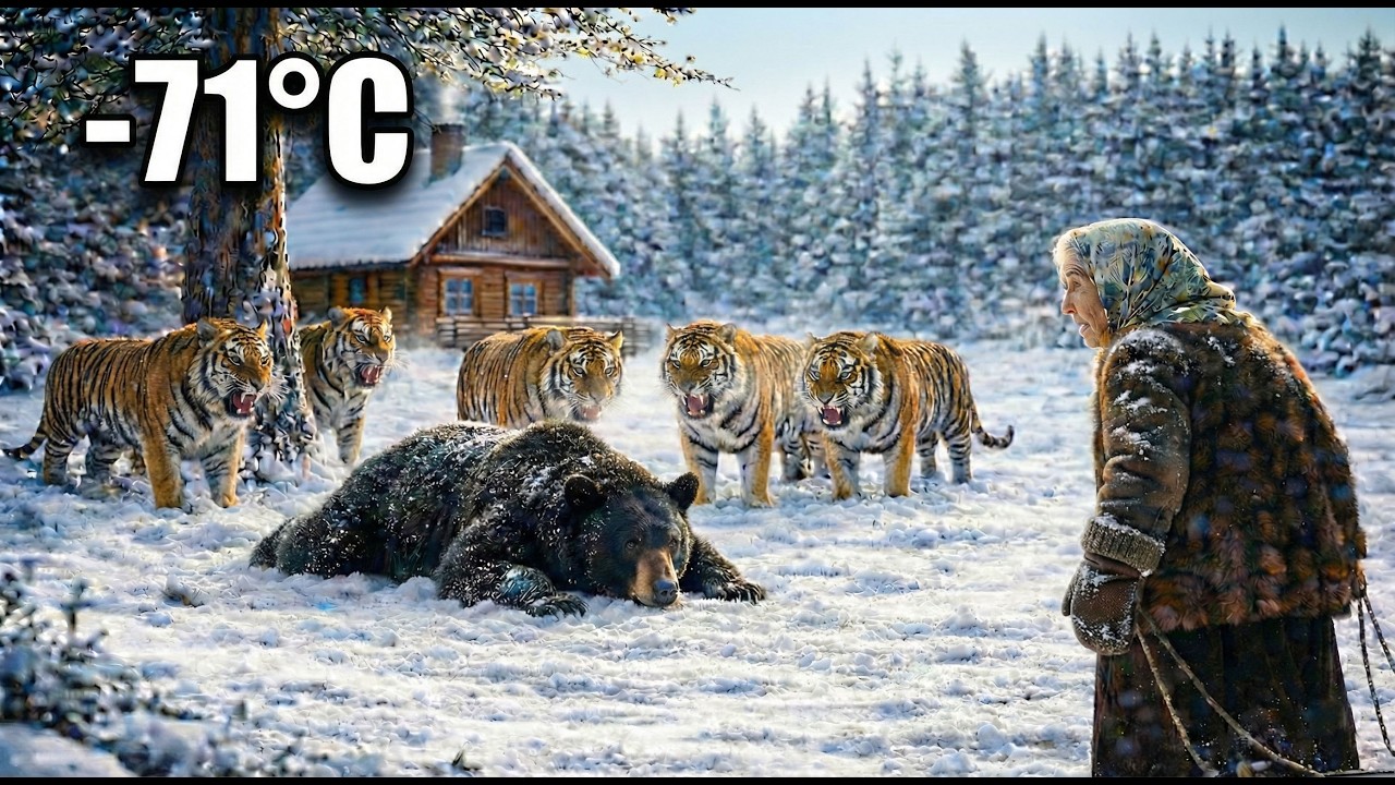 🐻 She Rescued a Wounded Bear Left to Freeze in a -71°C Siberian Blizzard