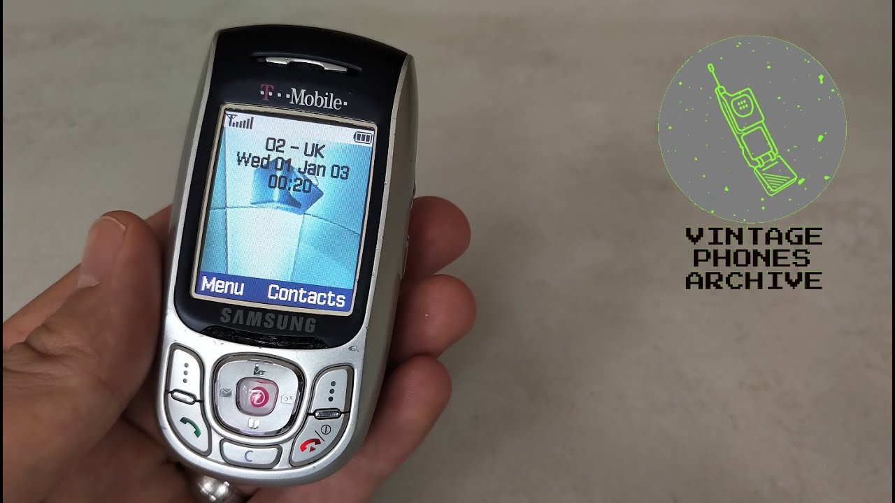 Samsung SGH-E820 Mobile phone menu browse, ringtones, games, wallpapers