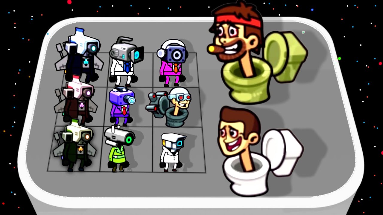 SKIBIDI TOILET - The Beginning, Merge Master Merge Battle, Cameraman vs Skibidi Toilet