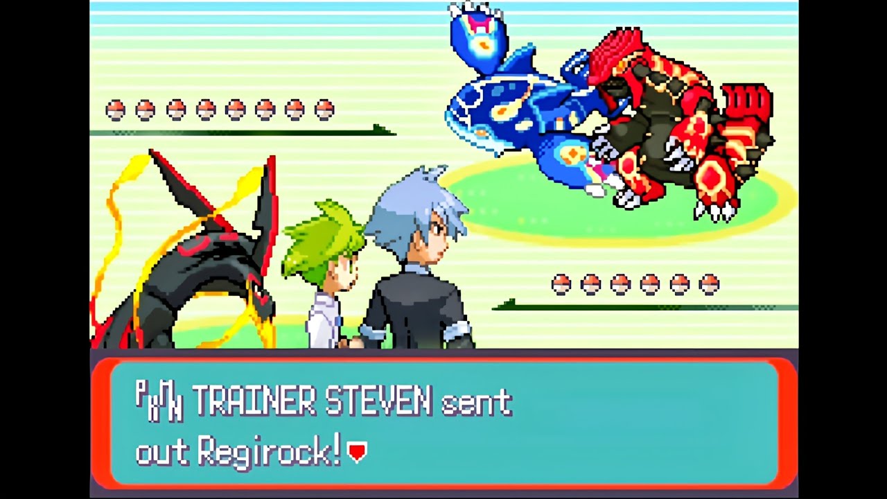 Pokemon Emerald: Wally's Quest - Zinnia & The Primal Trio, Tag w/ Steven (Story Final, Hard Mode)