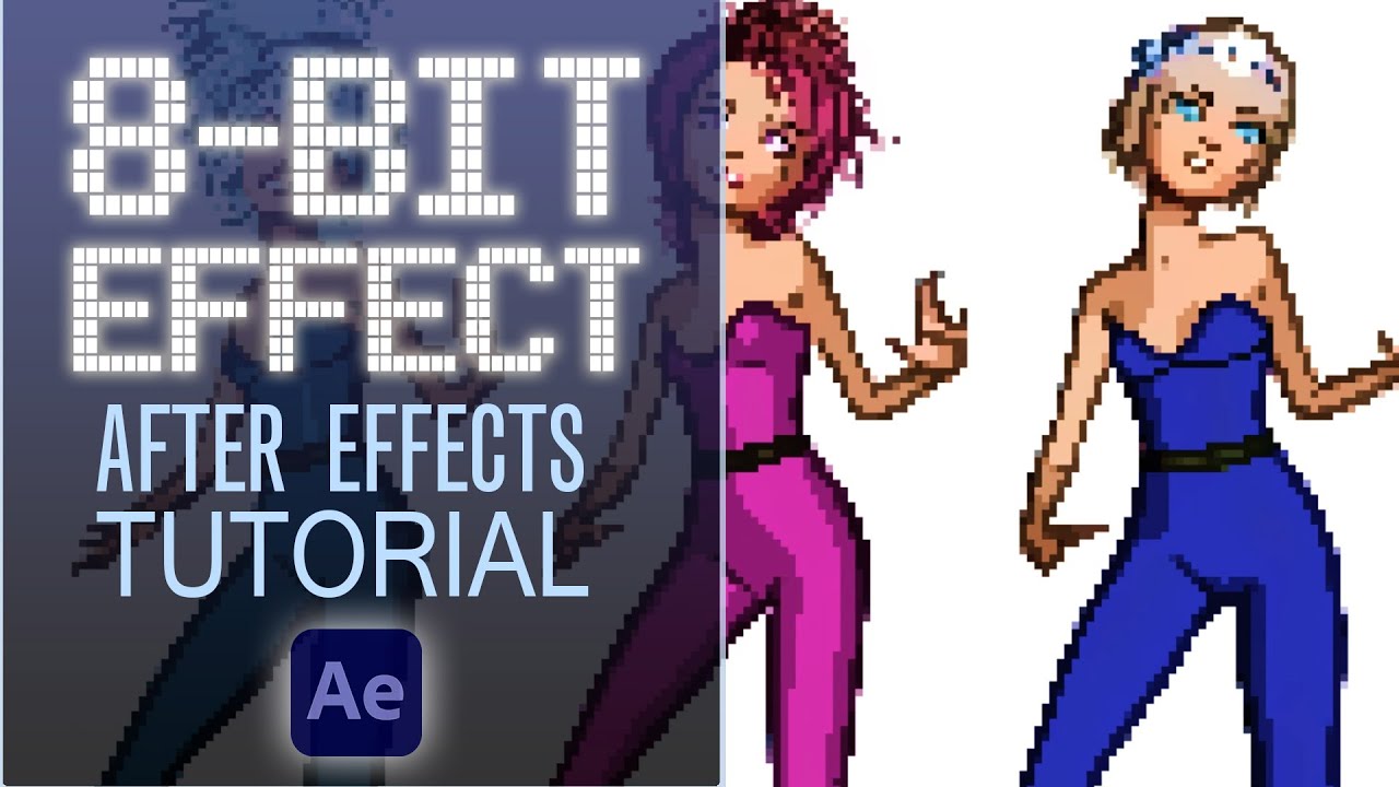 Эффект 8-битной анимации — Учебное пособие по After Effects