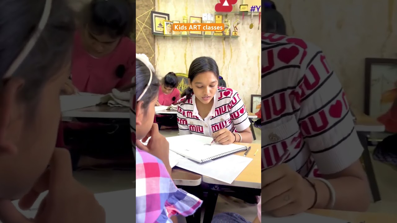 Kids ART classes | Shikha&rsquo;s art institute #shorts #art #artistshikhasharma