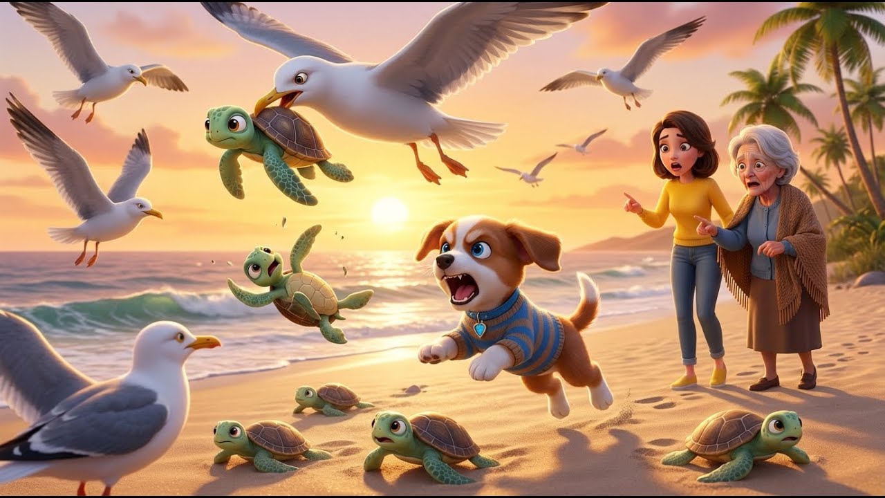 How Max Saved the Sea Turtles - Cartoon for Families