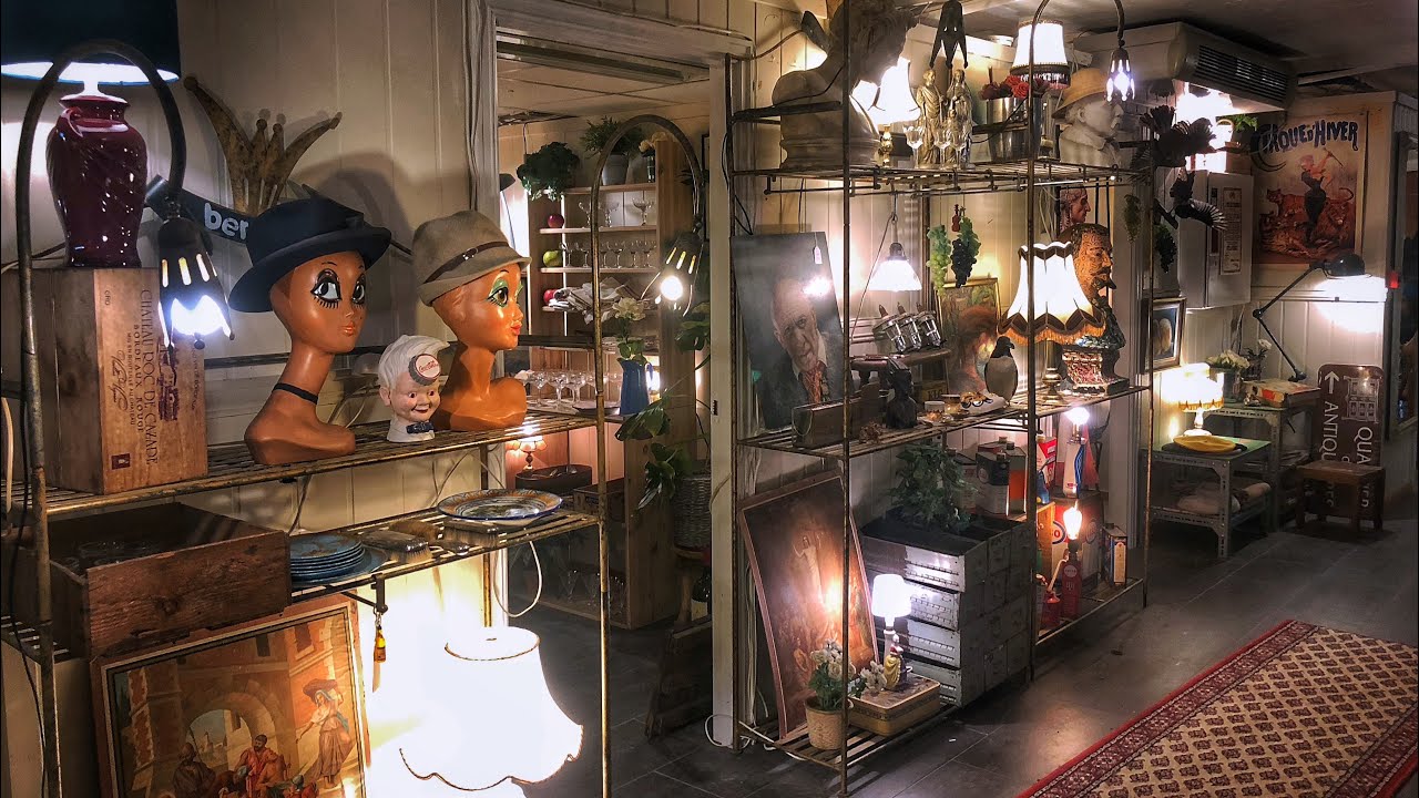 Oslo - Vintage & antigue shop - French bazaar - interior accessories , Norway , FPV