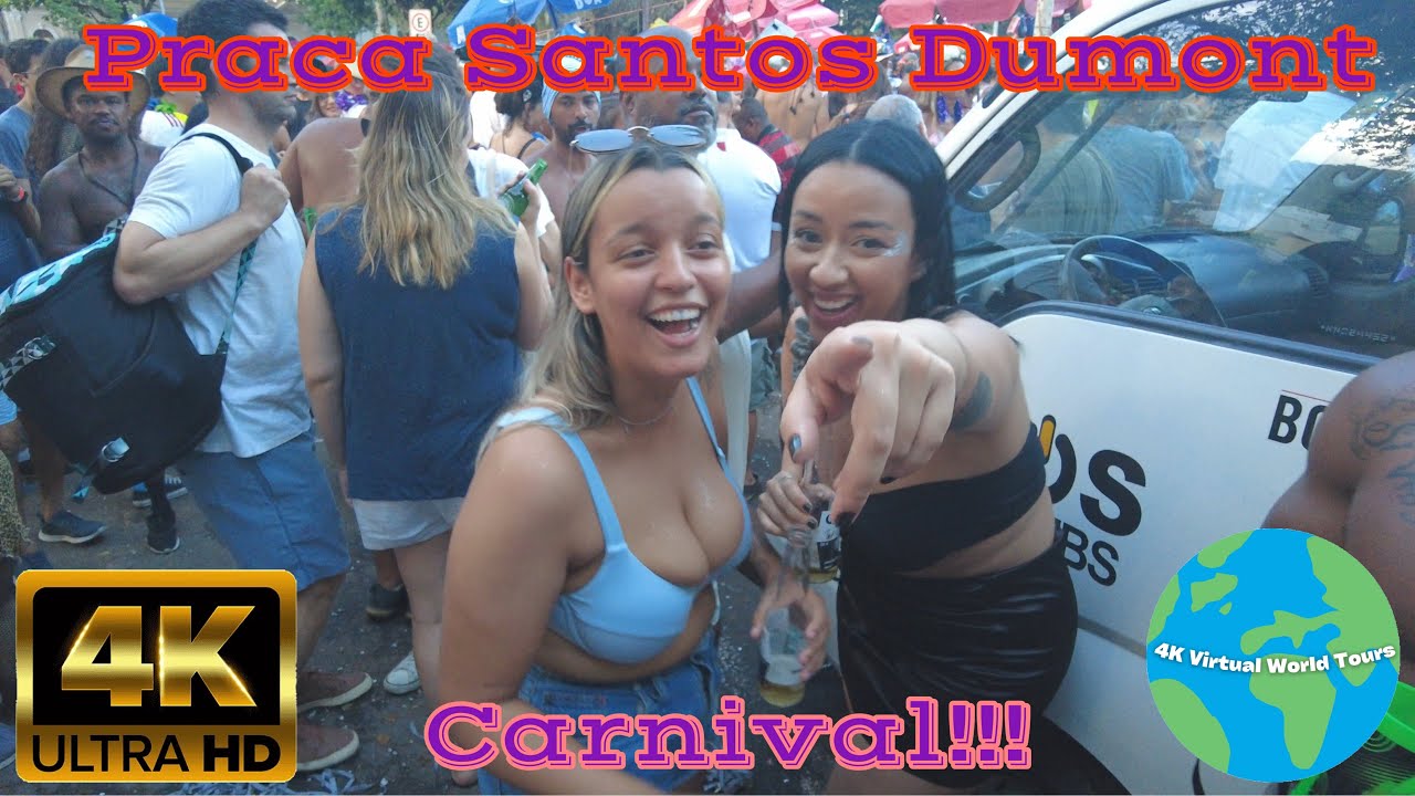 Praca dos Santos block party CARNIVAL 2023!! | Rio de Janeiro, Brasil | 4K Virtual World Tours