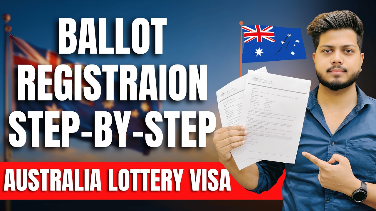 🇦🇺 Australia Lottery Visa 2026 | Complete Ballot Registration Tutorial!