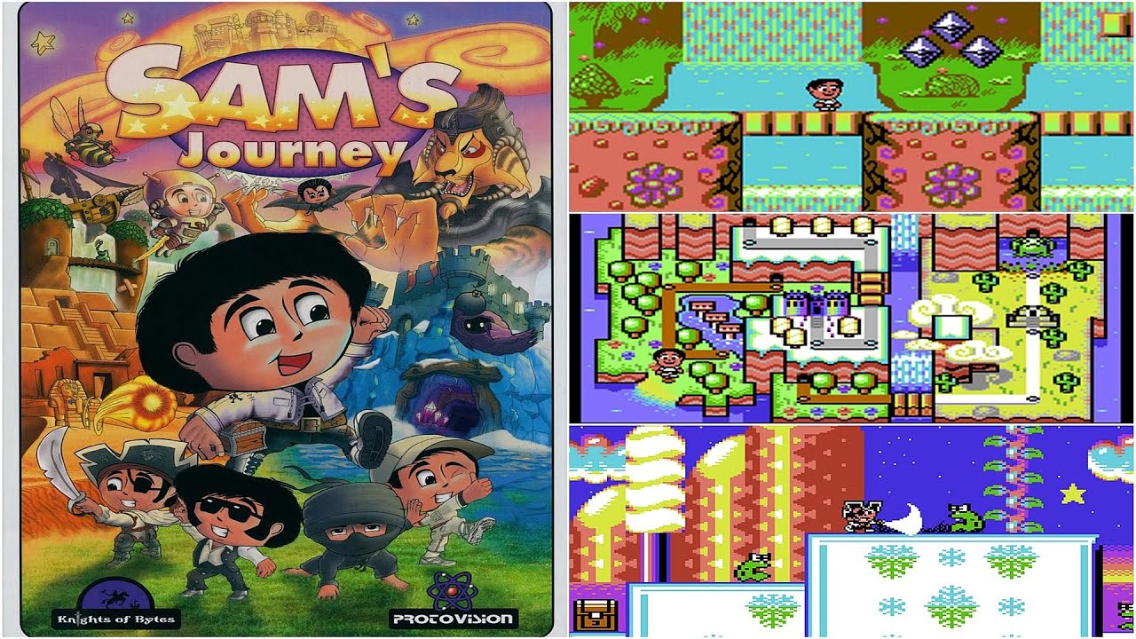 Borsuk Retro Gry TV: COMMODORE 64 - SAM'S JOURNEY Longplay Live #1 (Best C64 Game?)
