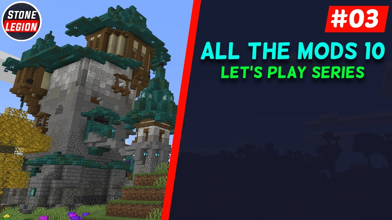 ATM10 - Part 3 - Automating My Base in ATM10! | Iron Farms & Better Storage