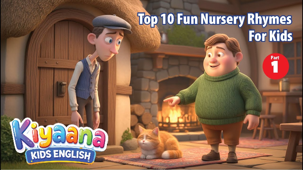 Top 10 Nursery Rhymes for Kids | Ding Dong Bell | This Little Piggy | Pat-a-Cake | Kiyaana Kids