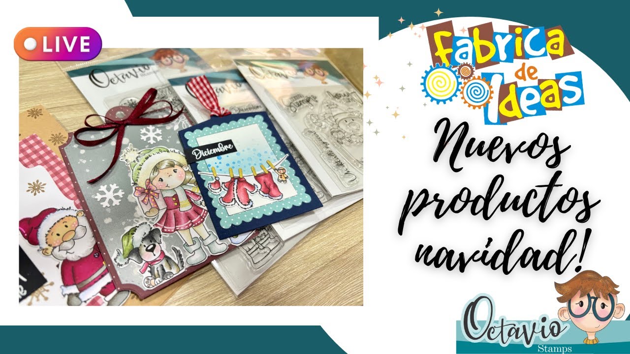 Conoce los nuevos productos Octavio Stamps para Navidad | Noticias | Materiales Bonitos