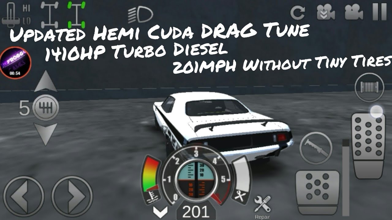Offroad Outlaws Plymouth Hemi Cuda Drag Build 201MPH Without Tiny Tires
