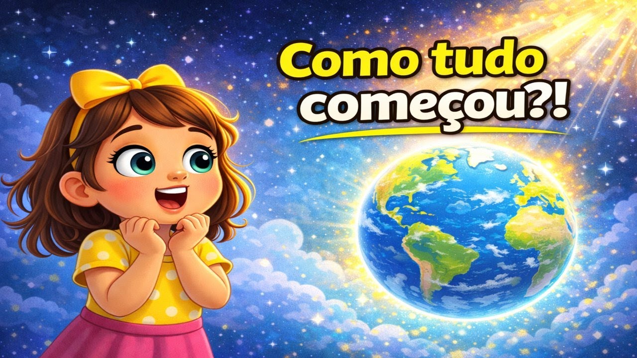 ✨ Que haja Luz! E assim Surgiu Tudo o Que Você Conhece! | 🌎 A criação da Terra