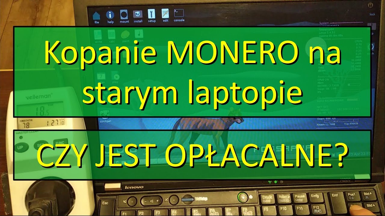 #Kopanie #MONERO na starym laptopie. Czy jest opłacalne?