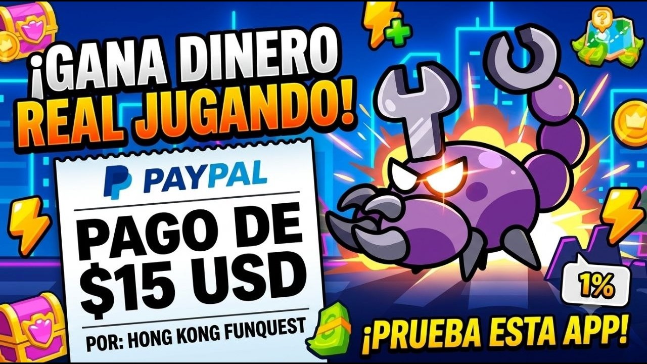 C&oacute;mo Ganar $15 D&oacute;lares Jugando 🚀 Mi Retiro en Vivo a PayPal y Estrategia